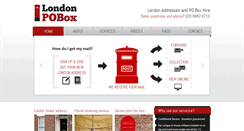 Desktop Screenshot of londonpobox.co.uk